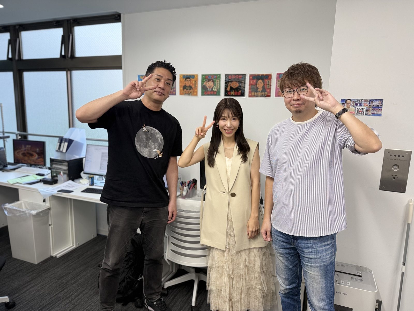 執務室内での貴重な写真です！