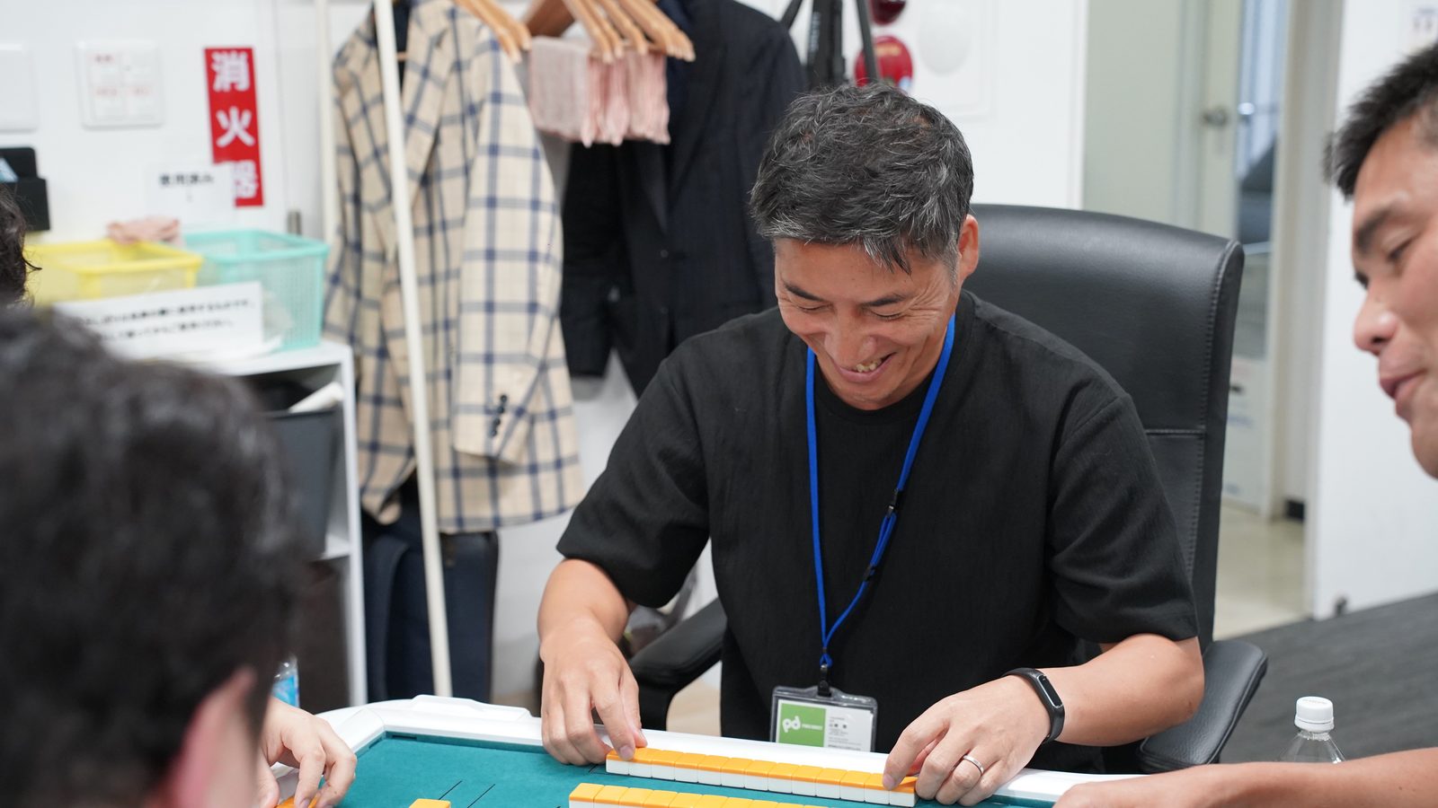 仕事も絶好調、山崎さん！