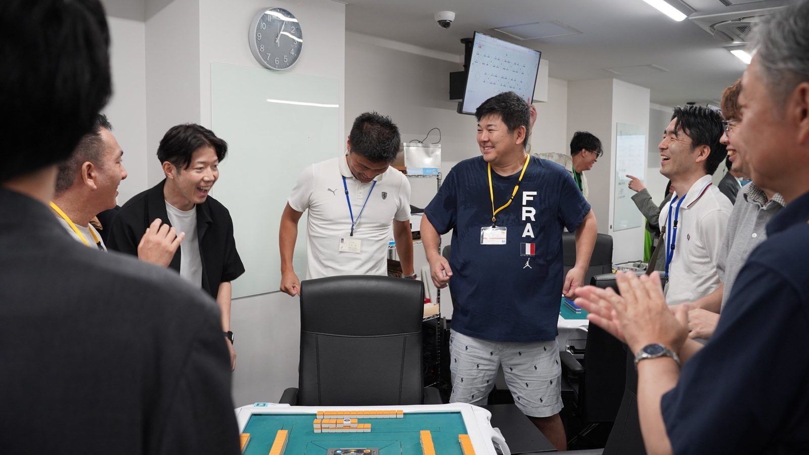 第一部チーム毎の作戦会議！こちらは石橋プロチーム！