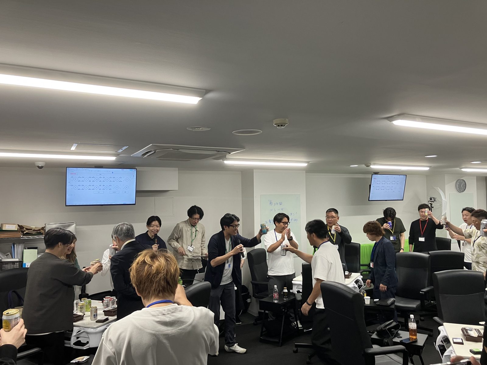 第二部は乾杯から!