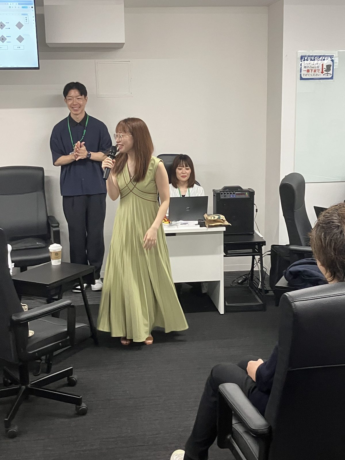 丸山奏子プロ！明るく華やかに盛り上げてくださいました！