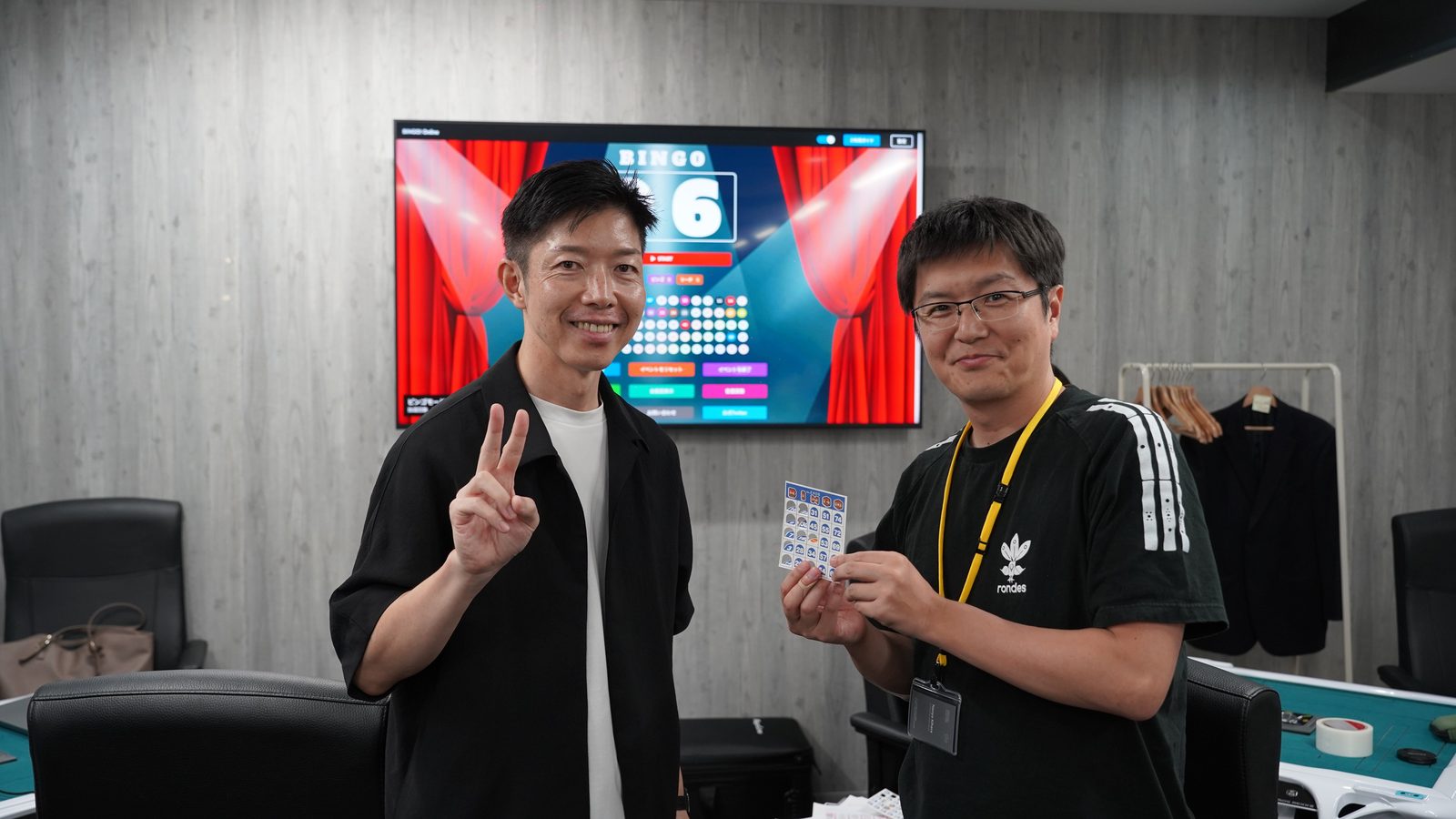 見事1番でビンゴ！ディズニーペアチケットゲットです！チャンピオン、さすがです！！